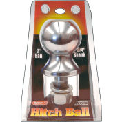 Towing Ball - 2" Dia. X 2-1/8" Shank - 3,500 Lb. Cap. Chrome - Min Qty 5