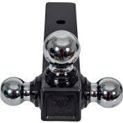 Buyers Products Tri-Ball Hitch with Chrome Towing Balls - 2-1/2in Receiver - 1802252