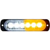 Lot De 6 Flashs LED D'urgence Bleus - 18 Modes Clignotants - 12-24V - Pour Voiture, Camion, VTT