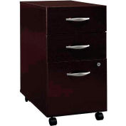 Bush Furniture Three Drawer File Cabinet - Mocha Cherry - Series C