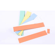 MasterVision Data Card Replacement Inserts, Assorted Colors, Accessories, 1" X 2", 1000 pack
