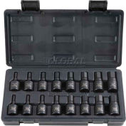 Blackhawk UH-1216CS 1/2" Drive 16 Piece 1/4-3/4" & 6-19MM Hex Bit Impact Socket Set