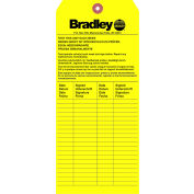 Bradley 204-421 Emergency Eyewash Or Safety Shower Inspection Tag