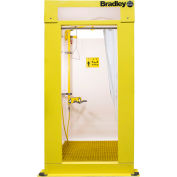 Bradley® Indoor Enclosed Safety Shower with Tepid Water Inlet