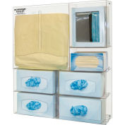 Bowman® Protective Wear Organizer 23.38"W x 26.63"H x 4.75"D, Clear