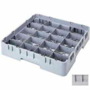 Cambro 20C414151 - Camrack  Cup Rack 20 Compartments 4-1/4" Max Height, Soft Gray, NSF - Pkg Qty 5