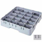 Cambro 20C414151 - Camrack Cup Rack 20 Compartments 4-1/4" Max Height, Soft Gray, NSF - Pkg Qty 5