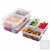 Cambro 24PP190 - Food Pan, 1/2 Size, 4" Deep, Translucent Polypropylene, NSF - Pkg Qty 6