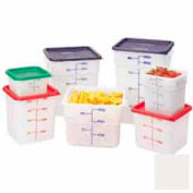 Cambro 2SFSP148 - Square Food Container, 2 Qt., 7-1/4 x 7-1/4 x 4, White, Green Gradation - Pkg Qty 6