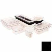 Cambro 46CW110 - Camwear Food Pan, Plastic, 1/4 Size, 6" Deep, Polycarbonate, Black, NSF - Pkg Qty 6