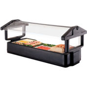 Cambro 4FBRTT110 - Tabletop Salad Bar, 51"L x 27"H, Table Top, 4-Pan Size, Breathguard, Black