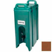 Cambro 500LCD131 - Beverage Carrier, Insulated Plastic, 4-3/4 Gal., 16-1/2 x 9 x 24-1/4, Dark Brown