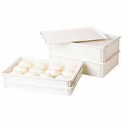 Cambro DBC1826P148 - Cover, Pizza Dough Box, White, Polypropylene - Pkg Qty 6