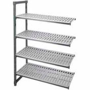 Camshelving Elements Add-On Unit, 18"W x 54"L x 64"H, Brushed Graphite