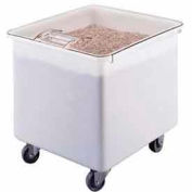 Cambro IB32148-Mobile Ingredient Bin w/Lid, Polyethlene, 32 Gal., White