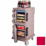 Cambro UPC600158 - Ultra CamCart Food Pan Carrier, Front Loading, Cap. 45 Qt., Hot Red