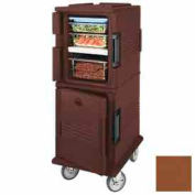 Cambro UPCHT800131 - Ultra CamCart Heated Food Pan Carrier, Heated Top Door, Front Loading, Brown