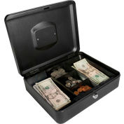 Barska Cash Box With Keyed Lock CB11834 12" x 9-7/16" x 3-9/16" Black