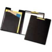 Cardinal® Sealed Vinyl Clip Folder with Pad, Legal-Size, 9-1/2" x 15-1/4", Black