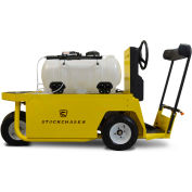 Columbia Sanitization Stockchaser 4 Wheel Burden Carrier with Spray Bar & Wand, 48V