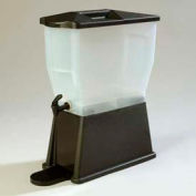 Carlisle 1085203 - Trimline Economy Beverage Server, 3 Gal., Single Base, Rectangular, Clear, Black