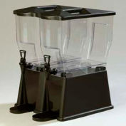 Carlisle 1085703 - Trimline Economy Beverage Server, 3 Gallon, Double Base, Rectangular, Black