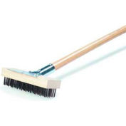 Carlisle 36372500 - Oven and Grill Brush W/ Scraper & Flat Wire SS Bristles 30", Stainless Steel