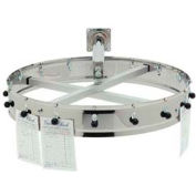 Carlisle 3816WH - Order Wheel, 16 Clips, Wall Mounted W/ 9" Extension 18" Diameter, Stainless Steel