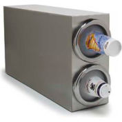 Carlisle 38882G - Carlisle 2 Cup Dispenser, Vertical Cabinet Model, 25", 7", 14", Stainless Steel