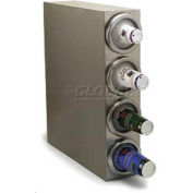 Carlisle 38884G - 4 Cup Dispenser, Square Cabinet Model, 25", 7", 29-1/8", Stainless Steel