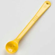 Carlisle 395704 - Perforated Measure Miser Spoon, Long Handle 1 Oz., Yellow - Pkg Qty 12