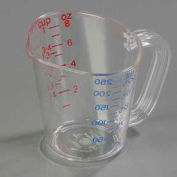 Carlisle 4314107 - Measuring 1 Cup, Clear, Polycarbonate - Pkg Qty 12