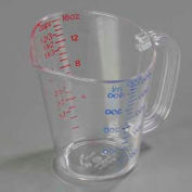 Carlisle 4314207 - Polycarbonate Measure Cup, 1 Pint, Clear - Pkg Qty 6
