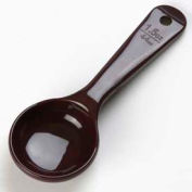 Carlisle 492201 - Solid Measure Miser Spoon, Short Handle 1.5 Oz, Reddish Brown - Pkg Qty 12