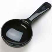 Carlisle 493003 - Solid Measure Miser Spoon, Short Handle 6 Oz., Black - Pkg Qty 12