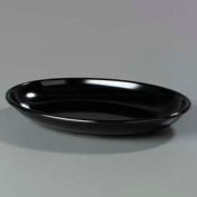 Carlisle 791603 - Designer Displayware™ 3 Qt. Oval Platter 16" x 12", Black - Pkg Qty 4