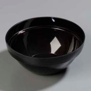 Carlisle 809903 - Bowl, Stack, 9" x 3-1/2", 2-1/2 Qt., Black - Pkg Qty 4