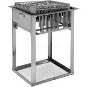 Dinex DXIDRD1020 - Drop In Rack Dispenser, 23-1/4"L x 25.19"D, Stainless Steel