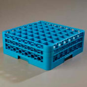 Carlisle RG49-214 - Opticlean™ 49-Compartment Glass Rack W/ 2 Extenders, Carlisle Blue - Pkg Qty 3