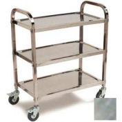 Carlisle® UC4031733 Stainless Steel Knockdown Utility Cart 400 Lb Cap 17x33