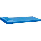 Cortech USA - C452575P - Standard Correctional Tech Mattress Blue - 4.5" x 25" x 75" - with Pillows
