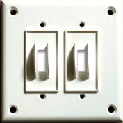 Cortech USA, TPDS, High Security Double Switch Cover Plate, W/Hardware