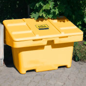 Global Industrial Lockable Outdoor Storage Container 42" x 29" x 30" - 11 Cu. Ft. - Yellow