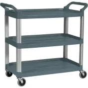 Global Industrial™ Utility Cart w/2 Shelves & 5 Casters, 500 lb