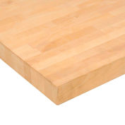 60"W x 30"D x 1-1/2" Thick Relius Solutions Maple Butcher Block Comfort Edge Maple Workbench Top