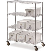 Metro Super Erecta Shelf Trucks with Wire Shelves - 48" Wx18" D Shelf - 68" H