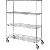 Metro Super Erecta Shelf Trucks with Wire Shelves - 48" Wx24" D Shelf - 79" H