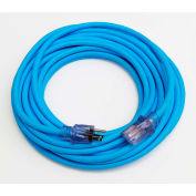 Sub Zero® D16821100 Extension Cord With 100 ft Cord, 12/3 Awg Sz, Blue W/Lighted Ends