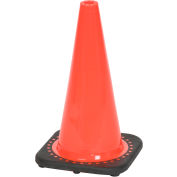 18" Traffic Cone, Non-Reflective, Orange W/ Black Base, 3 lbs, 03-500-05