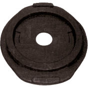 Cortina Traffic Barrel Drum Base, 25 Lb., Recycled Rubber Base, Round, 03-732-25